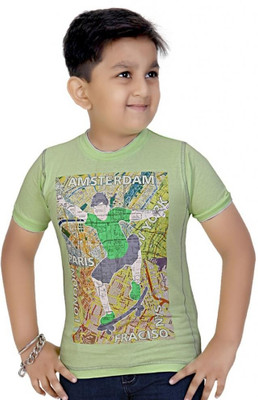 50% OFF on Mint Printed Boy's Round Neck T-Shirt