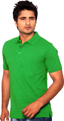 42% OFF on LanosUC Solid Men's Polo T-Shirt