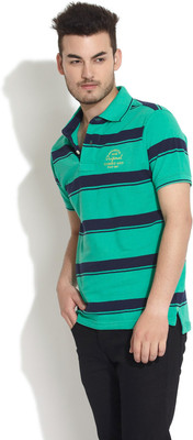 50% OFF on Numero Uno Striped Men's Polo T-Shirt