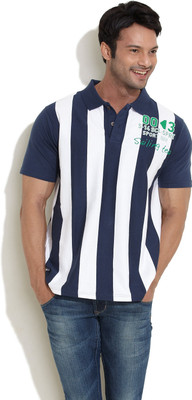 40% OFF on Scullers Striped Men's Polo T-Shirt