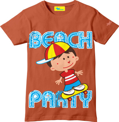 14% OFF on Grasshopr Graphic Print Baby Boy's Round Neck T-Shirt