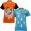 Chhota Bheem Printed Boy's Round Neck T-Shirt