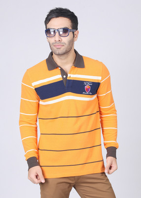 40% OFF on American Swan Striped Men's Polo T-Shirt