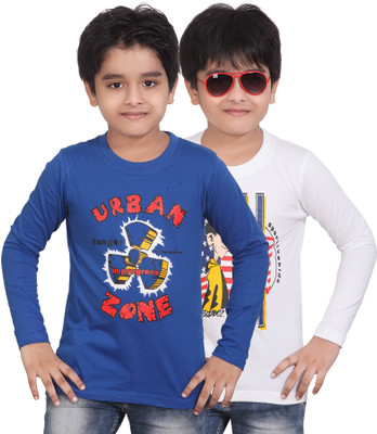 24% OFF on Dongli Printed Boy's Round Neck T-Shirt