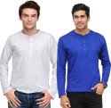 66% OFF on TSX Solid Men's Henley T-Shirt 66% OFF on TSX Solid Men's Henley T-Shirt