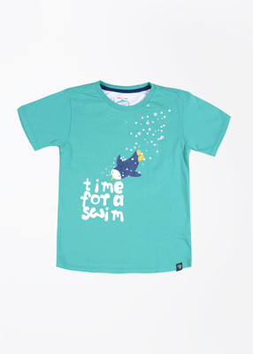 49% OFF on Nauti Nati Printed Boy's Round Neck T-Shirt