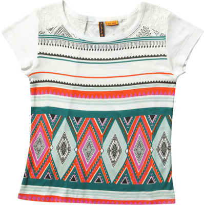 Superyoung Printed Girl's Round Neck T-Shirt