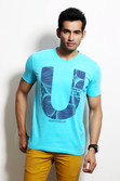 Design Classics Printed Men's V-neck T-Shirt