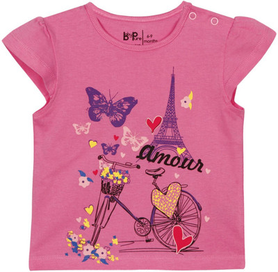 50% OFF on Baby Pure Printed Baby Girl's Round Neck T-Shirt