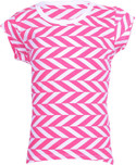 50% OFF on Ello Geometric Print Girl's Round Neck T-Shirt