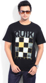 25% OFF on Quiksilver Printed Men's Round Neck T-Shirt