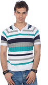Stride Striped Men's Polo T-Shirt Stride Striped Men's Polo T-Shirt