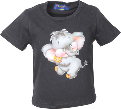 49% OFF on Jungste Animal Print Baby Boy's Round Neck T-Shirt