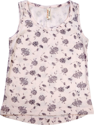 46% OFF on Fiore Printed Girl's Round Neck T-Shirt