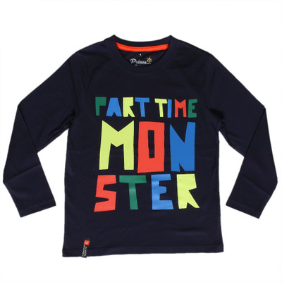 25% OFF on Prince And Princess Printed Boy's Round Neck T-Shirt