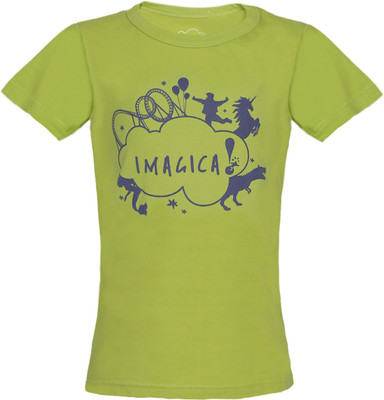 12% OFF on Imagica Animal Print, Printed Baby Boy's Round Neck T-Shirt