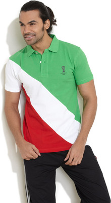 60% OFF on FIFA Solid Men's Polo T-Shirt