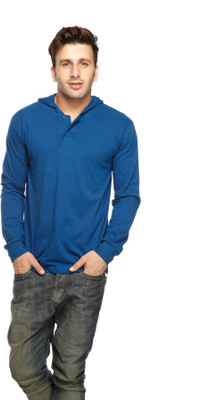 20% OFF on Gritstones Solid Men's Hooded T-Shirt 20% OFF on Gritstones Solid Men's Hooded T-Shirt