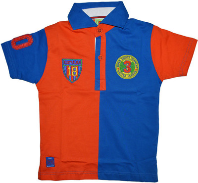 Riverstone Printed Boy's Polo Neck T-Shirt