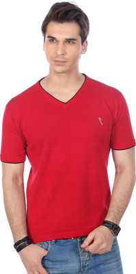 Stride Solid Men's V-neck T-Shirt Stride Solid Men's V-neck T-Shirt