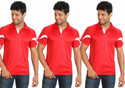 25% OFF on Campus Sutra Solid Men's Polo T-Shirt Pack of 3