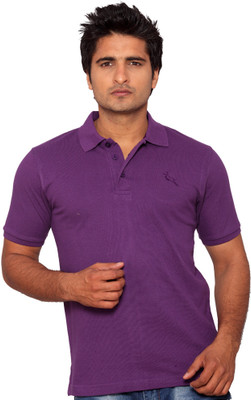43% OFF on LanosUC Solid Men's Polo T-Shirt