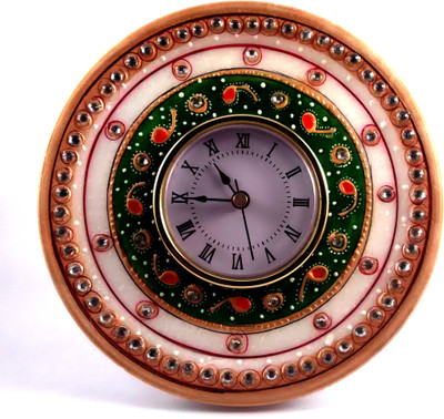 70% OFF on Artist Haat Analog Green Clock