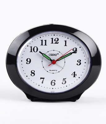 Orpat Analog Black Clock Orpat Analog Black Clock