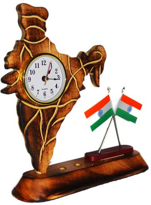 5% OFF on Pindia Analog Brown, Yellow Clock 5% OFF on Pindia Analog Brown, Yellow Clock