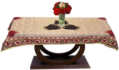 80% OFF on HandloomTrendz Floral 4 Seater Table Cover