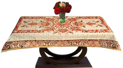 80% OFF on HandloomTrendz Floral 4 Seater Table Cover