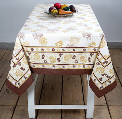 58% OFF on Ocean Collection Floral 6 Seater Table Cover