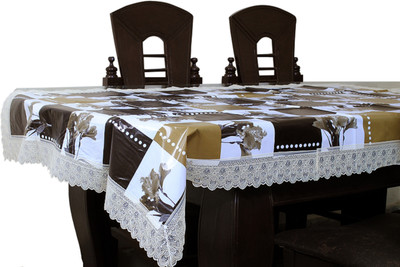 23% OFF on Ryka Printed 8 Seater Table Cover