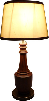 53% OFF on Diya Designs Wood and Brass with Golden Shade Table Lamp 53% OFF on Diya Designs Wood and Brass with Golden Shade Table Lamp