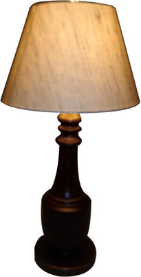 53% OFF on Diya Designs Wood and Brass with Linen Silk Shade Table Lamp 53% OFF on Diya Designs Wood and Brass with Linen Silk Shade Table Lamp