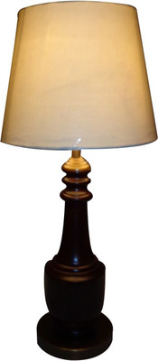 53% OFF on Diya Designs Wood and Brass with Off White Shade Table Lamp 53% OFF on Diya Designs Wood and Brass with Off White Shade Table Lamp