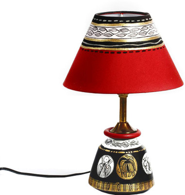 50% OFF on Aapno Rajasthan Black, Gold And Red Terracotta Base Table Lamp 50% OFF on Aapno Rajasthan Black, Gold And Red Terracotta Base Table Lamp
