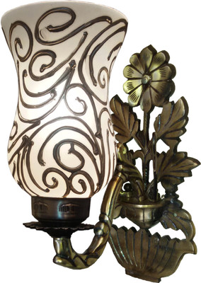 59% OFF on Weldecor Antiqua Brasso Era Glass Wall Lamp 59% OFF on Weldecor Antiqua Brasso Era Glass Wall Lamp
