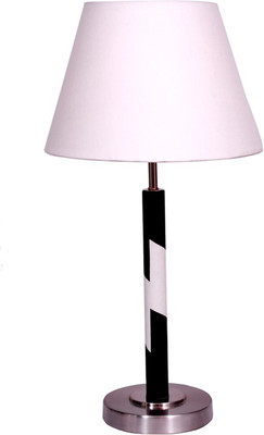 39% OFF on Diya Designs Black & White Designer with Off White Shade Table Lamp 39% OFF on Diya Designs Black & White Designer with Off White Shade Table Lamp