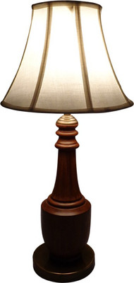 64% OFF on Diya Designs Wood and Brass with Off White Shade Table Lamp 64% OFF on Diya Designs Wood and Brass with Off White Shade Table Lamp