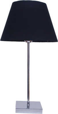 63% OFF on Diya Designs Silver Chrome Finish with Clear Black Shade Table Lamp 63% OFF on Diya Designs Silver Chrome Finish with Clear Black Shade Table Lamp