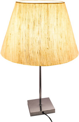 66% OFF on Diya Designs Silver Chrome Finish with Linen Shade Table Lamp 66% OFF on Diya Designs Silver Chrome Finish with Linen Shade Table Lamp