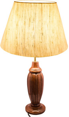 66% OFF on Diya Designs Long Solid Wooden with Linen Shade Table Lamp 66% OFF on Diya Designs Long Solid Wooden with Linen Shade Table Lamp