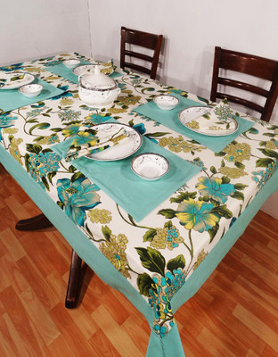 42% OFF on Heritagefabs Blue Organic Cotton Table Linen Set