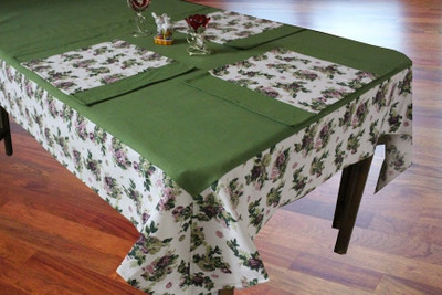 20% OFF on Dekor World Green Cotton Table Linen Set 20% OFF on Dekor World Green Cotton Table Linen Set