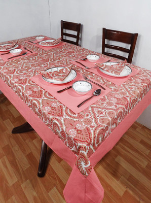 48% OFF on Heritagefabs Pink Organic Cotton Table Linen Set 48% OFF on Heritagefabs Pink Organic Cotton Table Linen Set