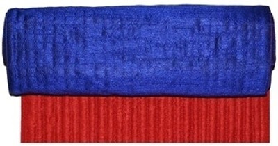 53% OFF on meSleep Red, Blue Dupioni Silk Table Linen Set