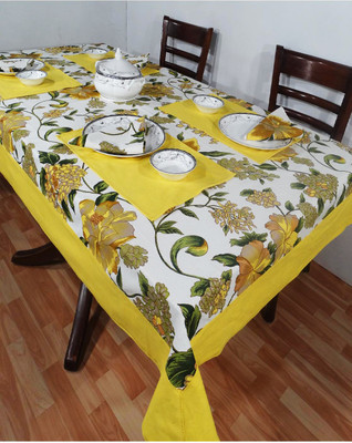 47% OFF on Heritagefabs Yellow Organic Cotton Table Linen Set