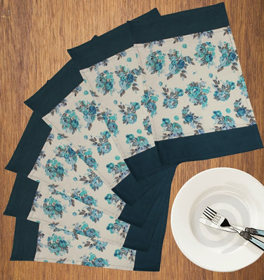 55% OFF on Dekor World Rectangular Pack of 6 Table Placemat