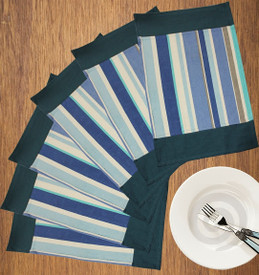Dekor World World Of Stripe Table Placemat - Pack Of 6